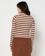 Women Striped Crop Fit Top - Image 7