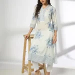 Women Floral Print Straight Kurta