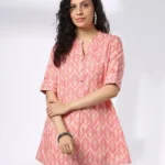Women Geometric Print A-Line Kurti
