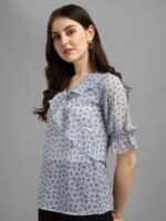 Minimal Grey Women's Top